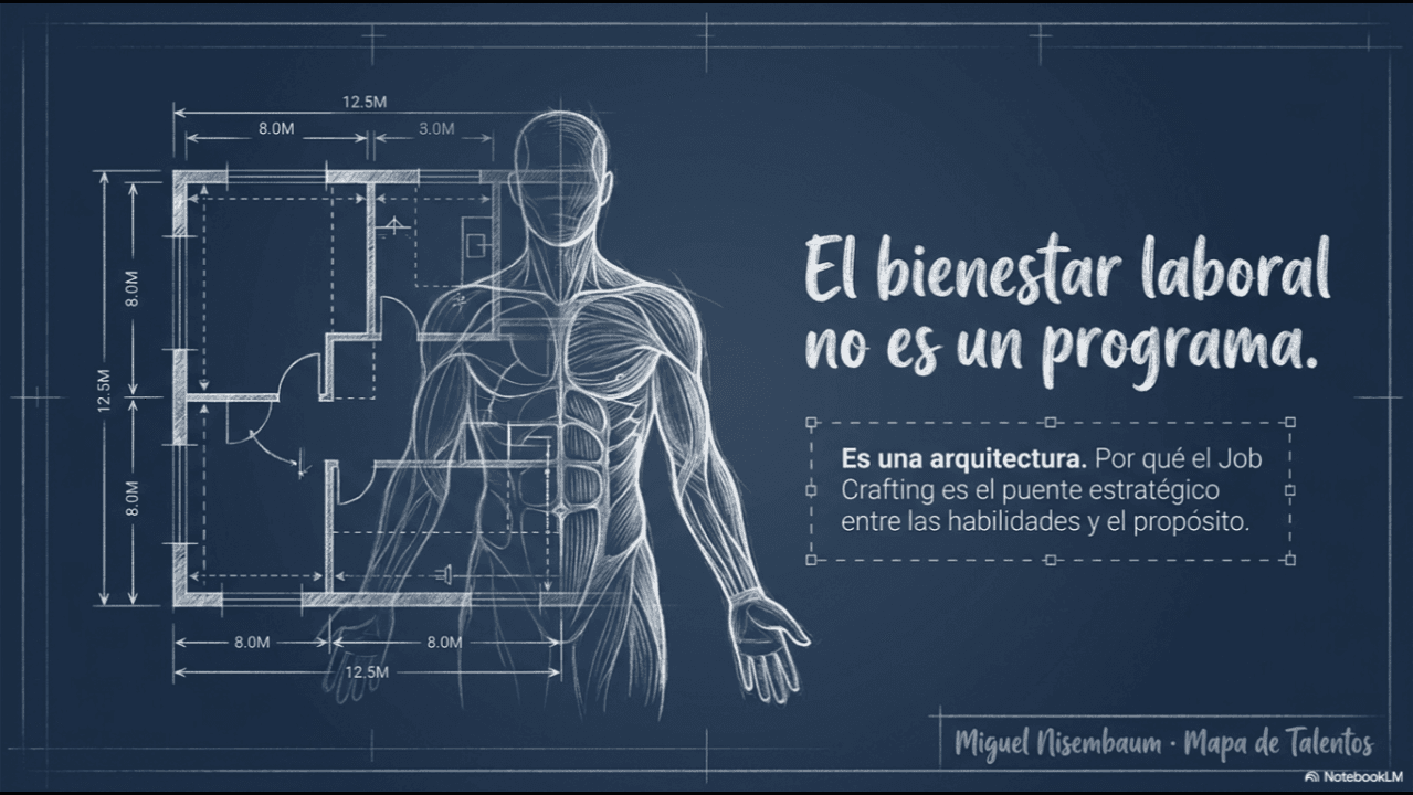 El bienestar en el trabajo no es un programa — es una arquitectura - Y el Job Crafting puede ser un puente entre estratégia, habilidades y propósito.