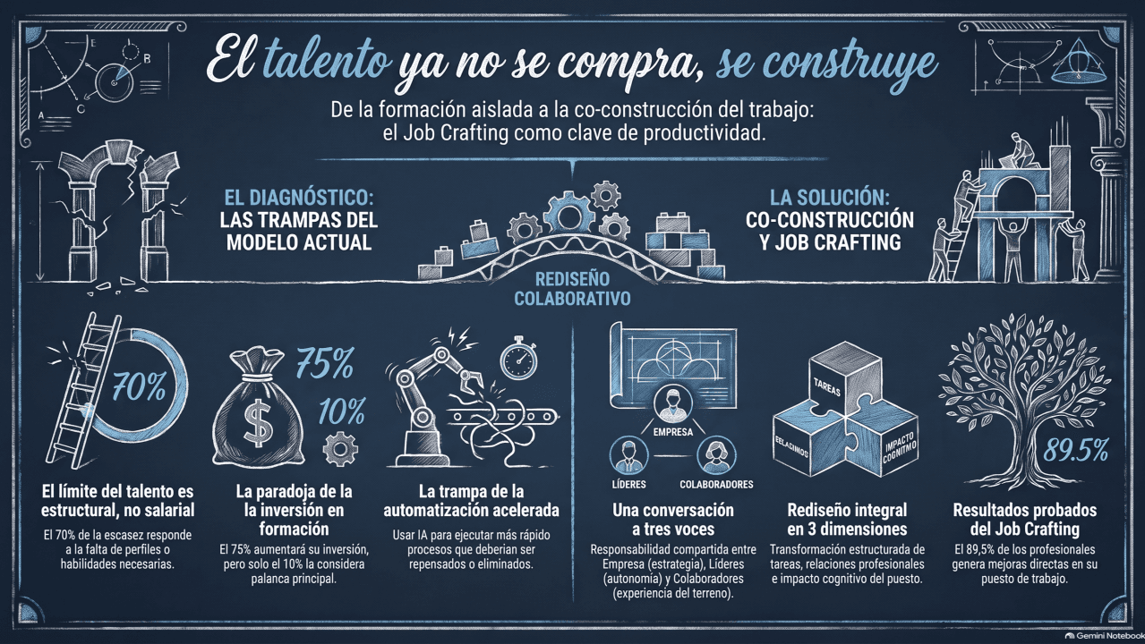 Construir talento no es acelerar lo que ya no funciona