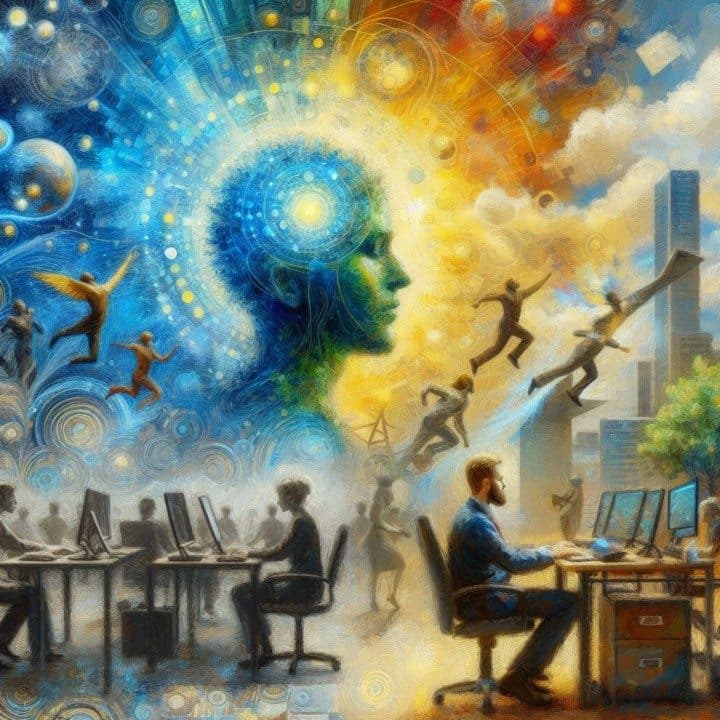 Essas 2 coisas precisam andar juntas se você quer bem-estar e felicidade no trabalho de forma sustentável.